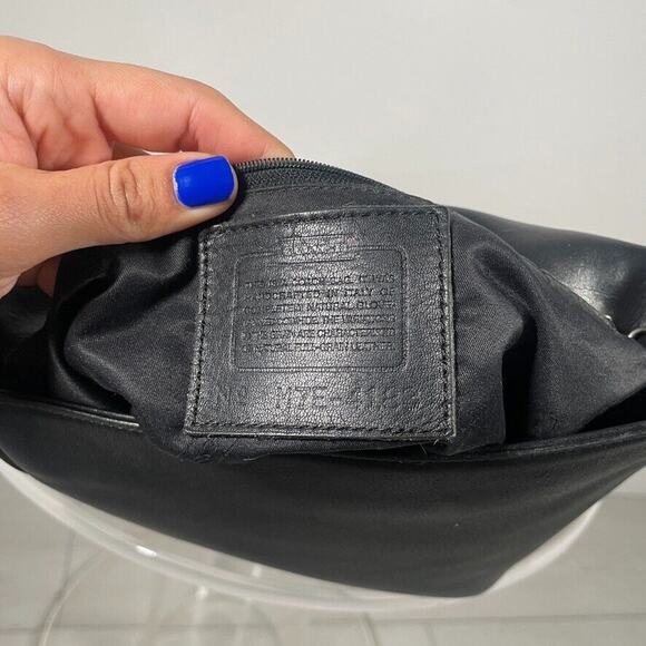 COACH Black Lexington Flap Legacy Leather Messenger Crossbody Shoulder Bag 4183 - Picture 12 of 13